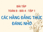 Bài tập vận dụng Hằng đẳng thức lập phương của một tổng, lập phương của một hiệu - Toán 8 bài 4 tập 1